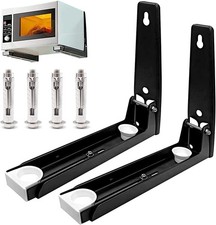 2X Microwave Oven Stand Rack Holder Wall Mounted Shelf Kitchen Organizer Storage