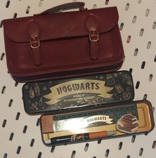 Harry Potter Satchel Pencil Case Bag and pencil tin.