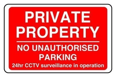 Parking private property no - property,