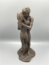 Roland Chadwick Bronze Adam & Eve Sculpture Figurine Ornament The Lovers/Embrace