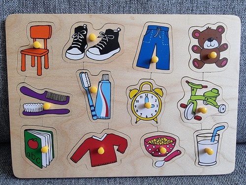 Elc clothes wooden - elc, inset