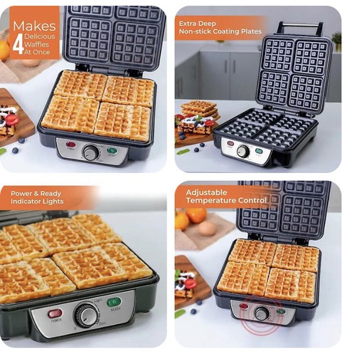 Waffle maker iron - maker, 4