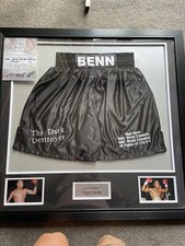 Nigel Benn Signed Boxing