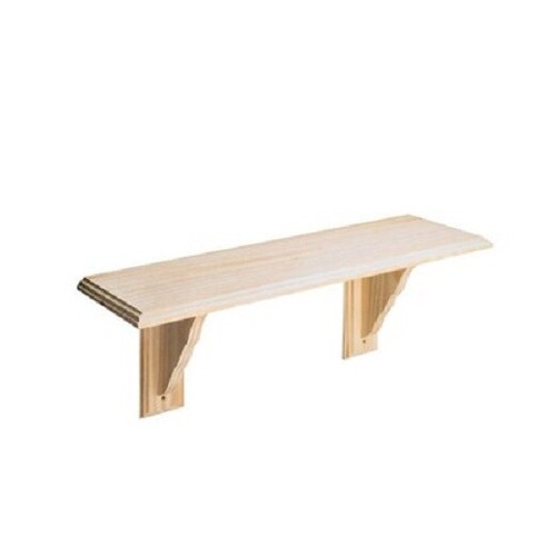 New natural wooden wood shelf - natural,