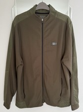 Jack Willis Sporting Goods Tracksuit Top Men's Large Army Green Size Large VGC