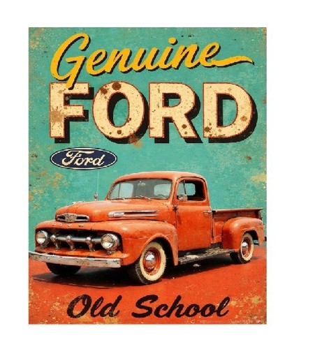Vintage style metal sign ford - style,