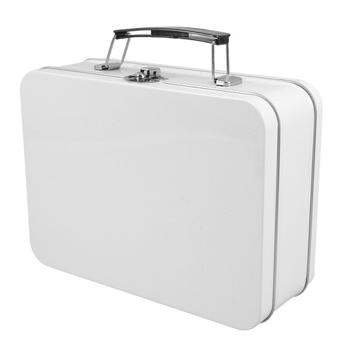 Retro metal bento lunch box - bento,