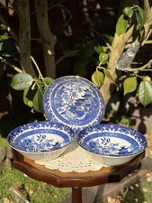 Set burleigh blue willow - 3,