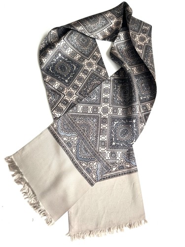 Mens silk style vintage scarf - style,