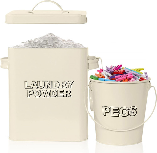 Laundry powder bin - laundry, bin,