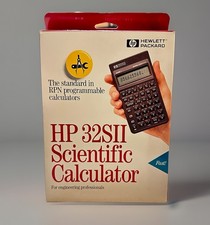 Hewlett Packard HP 32Sll RPN Scientific Calculator NOS Open Box Case Manual
