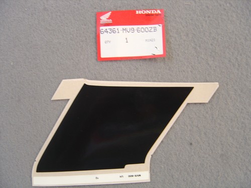 Lower left fairing sticker - lower,