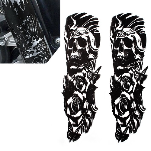 Front fork decal medallion - front,