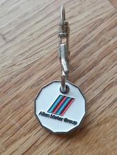 Vintage Allen Motor Group keyring Trolley Coin Ford Motors Car Dealer