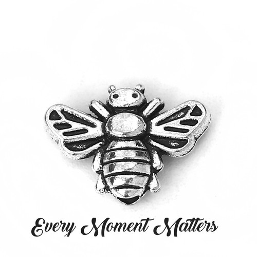 Tibetan silver bee - tibetan, spacer