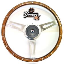 Wood Rim Steering Wheel & Boss