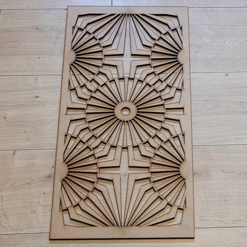 Retro art deco - deco, trellis