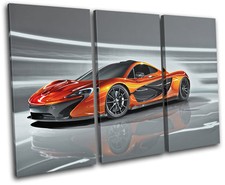 Mclaren P1 Exotic Supercar Cars TREBLE CANVAS WALL ART Picture Print