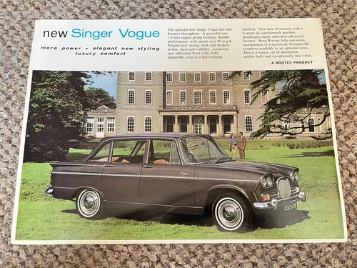 Singer vogue four - singer, saloon