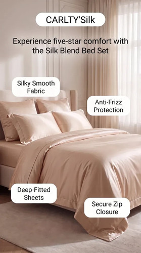 Silk bedding set - bedding, piece