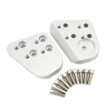 Silver Handlebar Riser