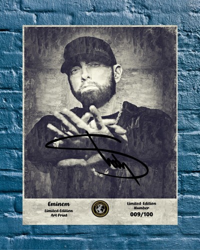Eminem limited edition signed - eminem,