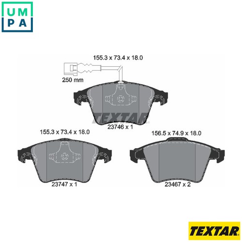 Brake pad set disc - brake,