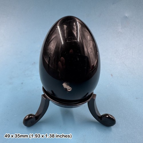 Obsidian crystal egg - ,