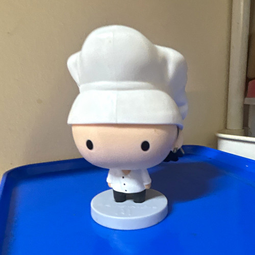 Chef plastic figurine - chef, wearing