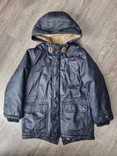 George Navy Wax Jacket Coat wt