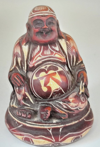 Laughing buddha red cream - red, &