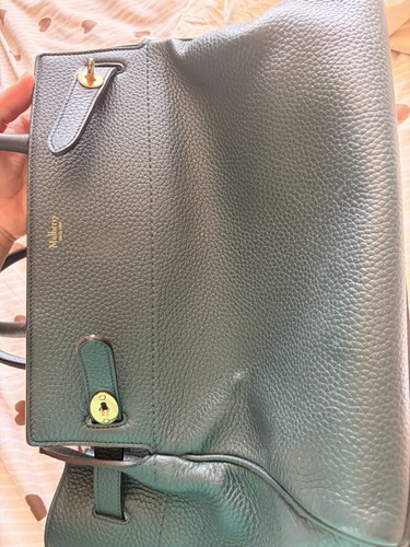Mulberry green pebbled leather - green,