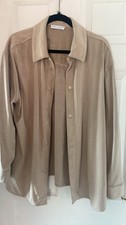 Oversized Faux Suede Shirt by