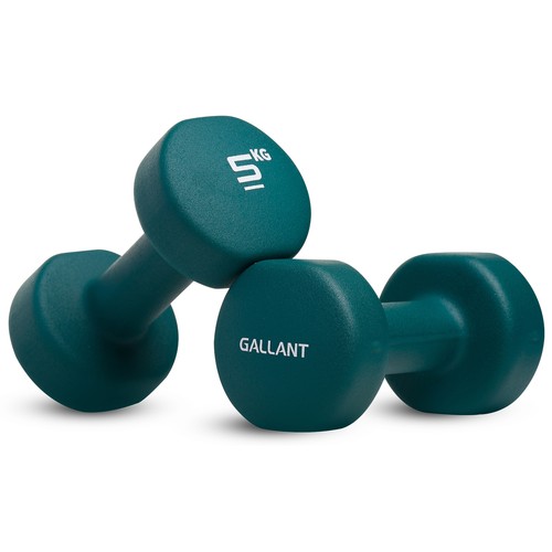 Neoprene dumbbells 5kg - neoprene,