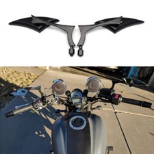 Black Blade Motorcycle Rearview Mirrors for Kawasaki Vulcan S /2000 1500 800 500