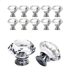Glass Crystal Door Knob Drawer