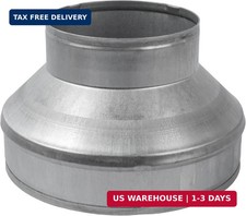 8" to 5" Inch Galvanized Steel