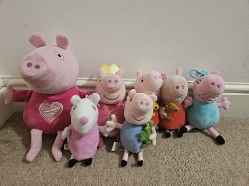 Peppa pig soft toys joblot - pig,