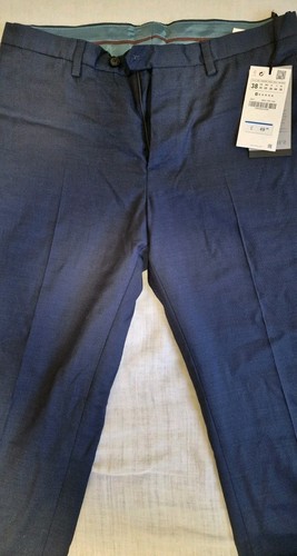 Zara man blue trousers size - zara,