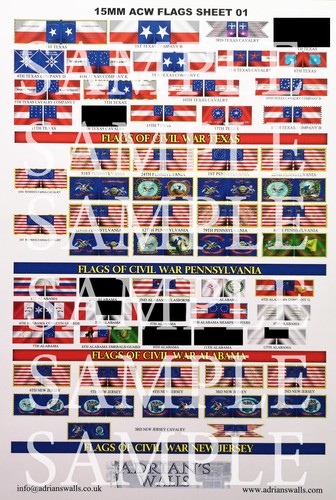 Acw state flags 15mm - flags,