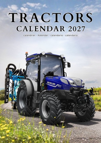 Tractors calendar 2027 mm - calendar,