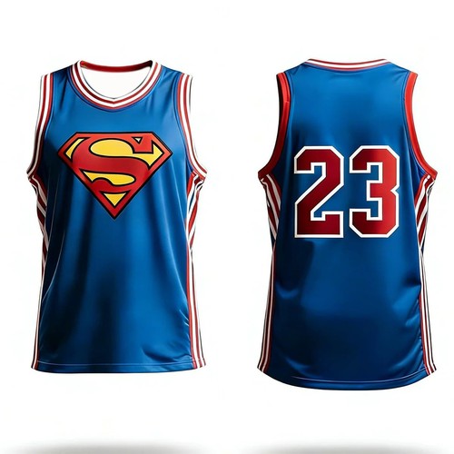 Superman basketball tank top - superman,