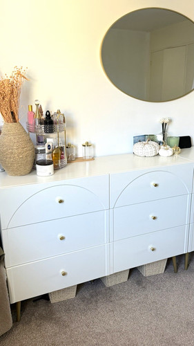 White chest drawers 6 - drawers,