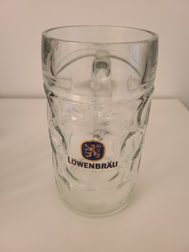 Lowenbrau german beer stein - beer,