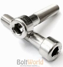 M8 8mm A2 STAINLESS STEEL SOCKET CAP SCREW BOLTS HEX ALLEN KEY HEAD DIN 912 