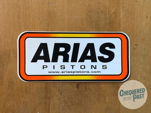 Arias pistons racing sticker - racing,