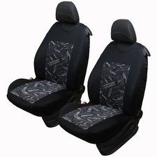 2 Grey Front Car Seat Covers for Honda CRV Jazz Civic CR-V CR-Z HR-V