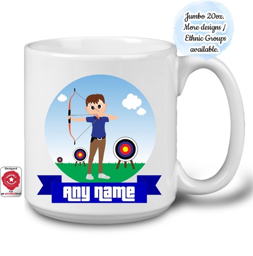 Personalised jumbo 20oz - jumbo, archer