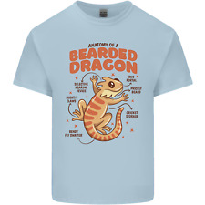 Bearded Dragon Anatomy Lizards, Reptiles, Kids T-Shirt Childrens