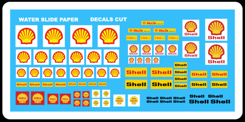 Shell decals 24 - decals, 1:43